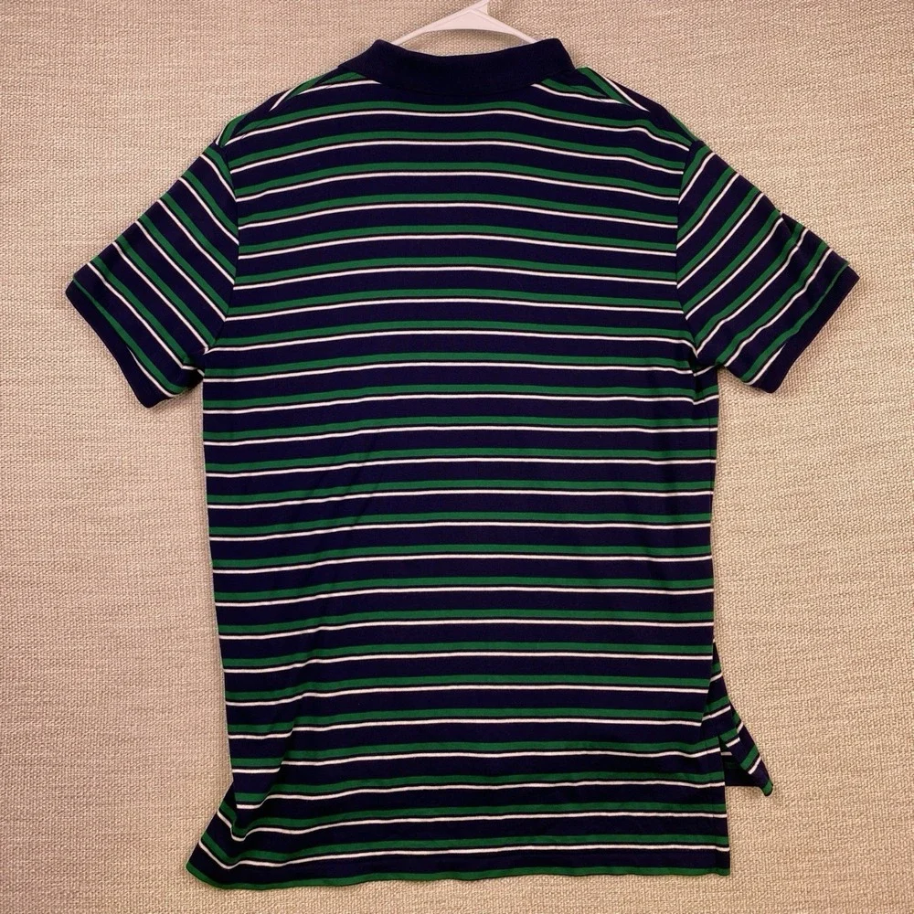 Polo Ralph Lauren Polo L Mens Custom Multicolor Striped Preppy VGUC - Picture 3 of 7